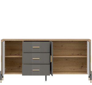 DANTE sivá DT07 komoda