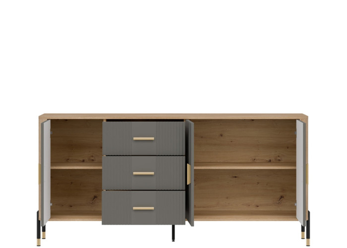 DANTE sivá DT07 komoda DANTE sivá DT07 komoda