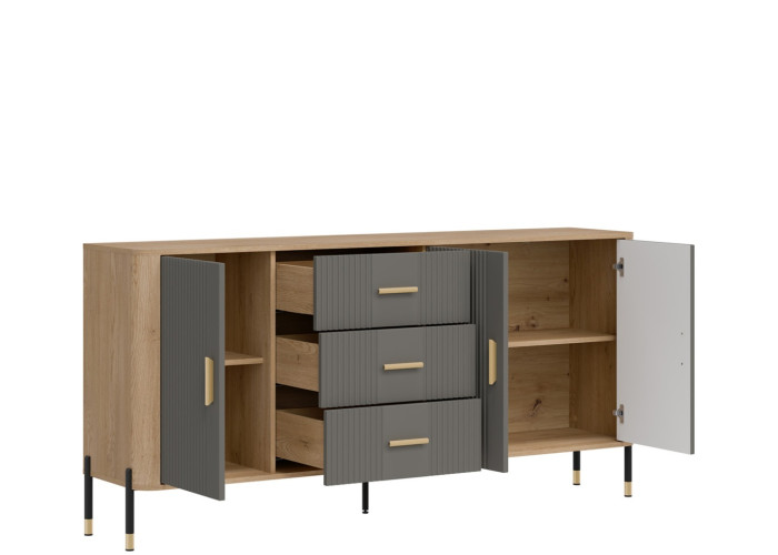 DANTE sivá DT07 komoda DANTE sivá DT07 komoda