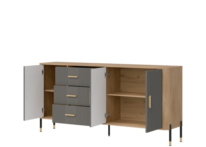 DANTE sivá DT07 komoda DANTE sivá DT07 komoda