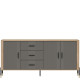 DANTE sivá DT07 komoda DANTE sivá DT07 komoda