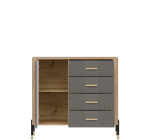 DANTE sivá DT08 komoda