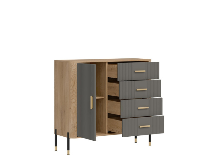 DANTE sivá DT08 komoda DANTE sivá DT08 komoda