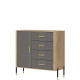 DANTE sivá DT08 komoda DANTE sivá DT08 komoda