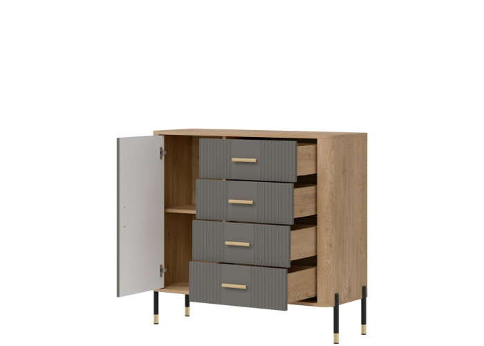 DANTE sivá DT08 komoda DANTE sivá DT08 komoda