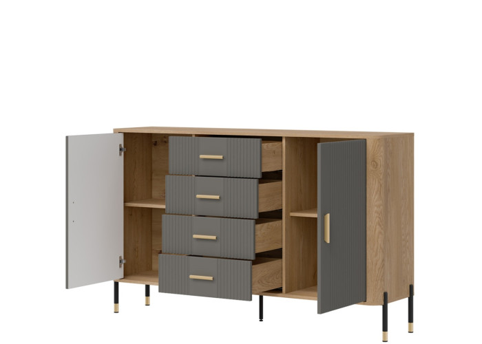 DANTE sivá DT09 komoda DANTE sivá DT09 komoda