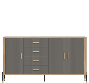 DANTE sivá DT10 komoda