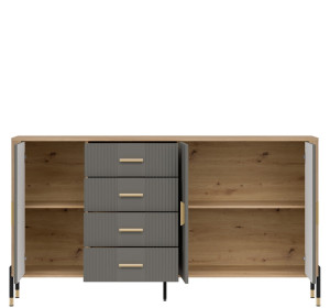 DANTE sivá DT10 komoda