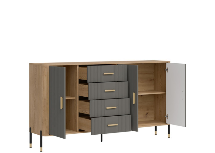 DANTE sivá DT10 komoda DANTE sivá DT10 komoda