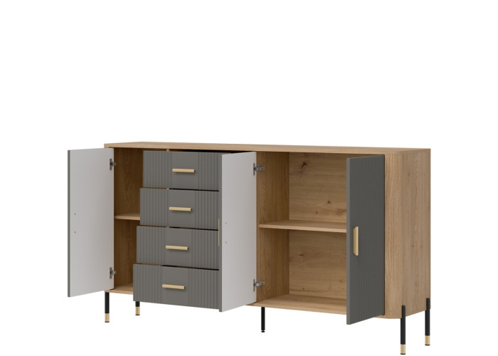 DANTE sivá DT10 komoda DANTE sivá DT10 komoda