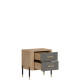 DANTE sivá DT21 nočný stolík