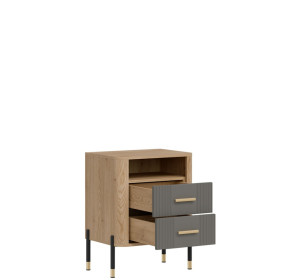 DANTE sivá DT22 nočný stolík