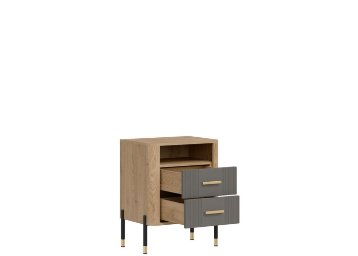 DANTE sivá DT22 nočný stolík