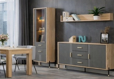 DANTE sivý sektorový nábytok