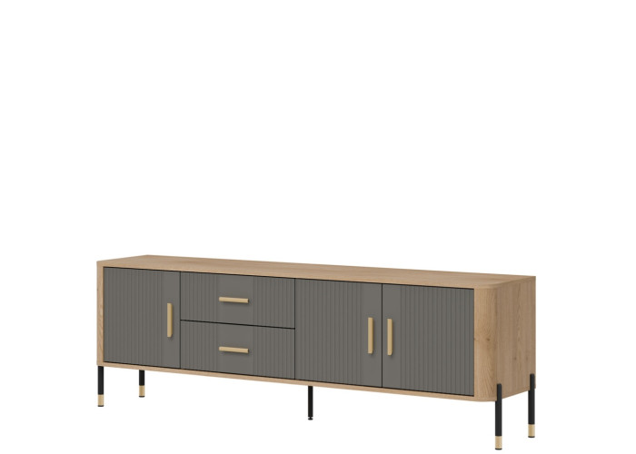 DANTE sivá DT02, skrinka pod TV DANTE sivá DT02, skrinka pod TV