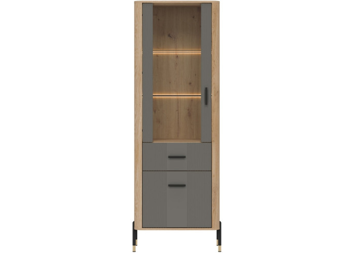 DANTE sivá DT13 vitrína DANTE sivá DT13 vitrína