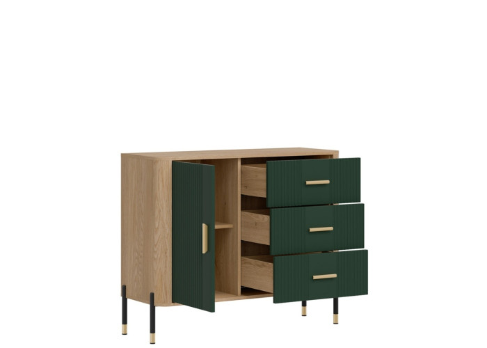 DANTE zelená DT03 komoda DANTE zelená DT03 komoda
