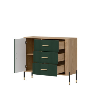 DANTE zelená DT03 komoda