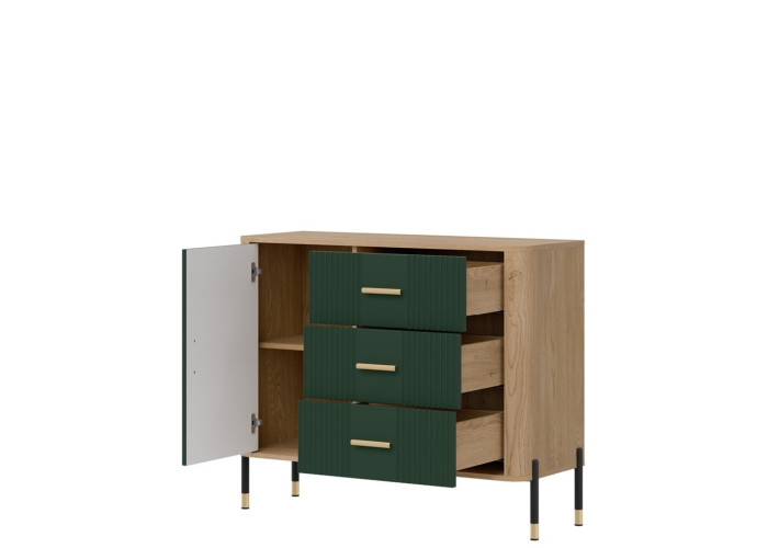 DANTE zelená DT03 komoda DANTE zelená DT03 komoda