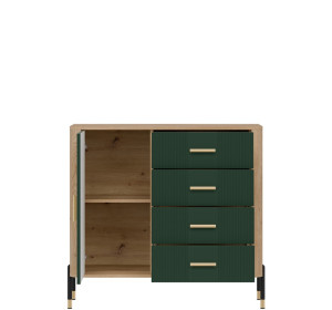 DANTE zelená DT08 komoda