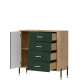 DANTE zelená DT08 komoda