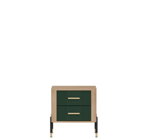 DANTE zelená DT21 nočný stolík