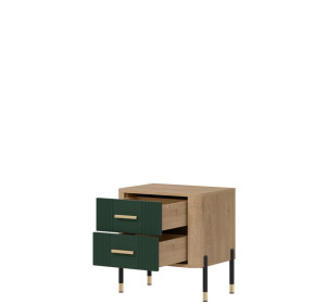 DANTE zelená DT21 nočný stolík