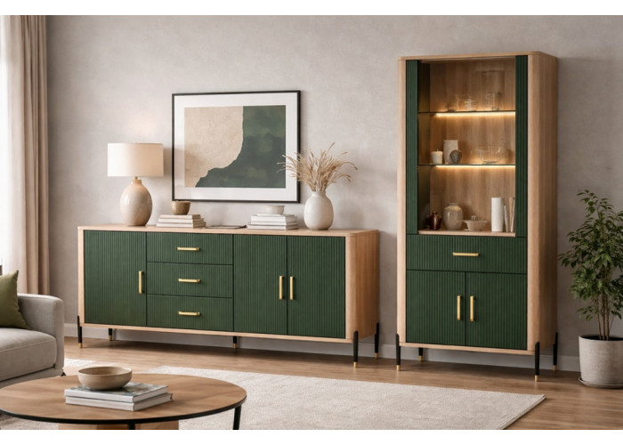DANTE zelená DT07 komoda