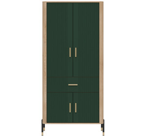 DANTE zelená DT16 šatníková skriňa