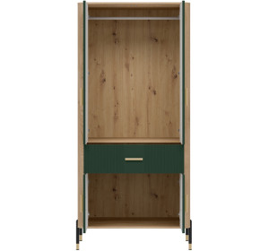 DANTE zelená DT16 šatníková skriňa