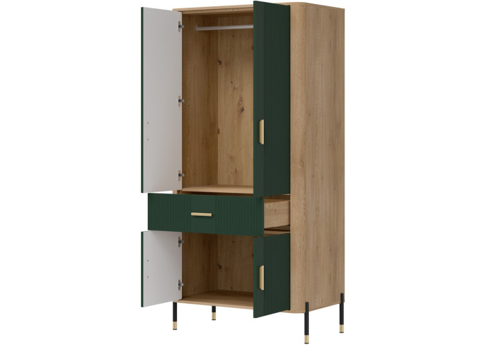 DANTE zelená DT16 šatníková skriňa DANTE zelená DT16 šatníková skriňa