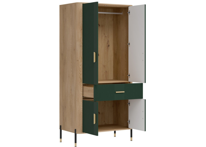 DANTE zelená DT16 šatníková skriňa DANTE zelená DT16 šatníková skriňa