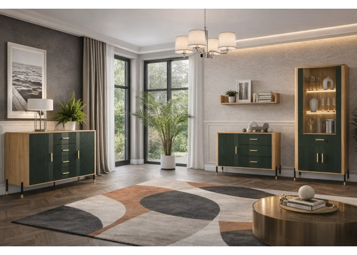 DANTE zelená DT07 komoda