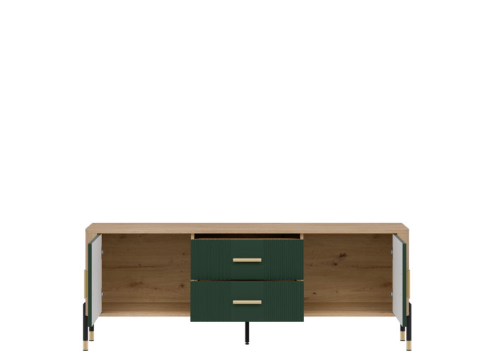 DANTE zelená DT01, skrinka pod TV DANTE zelená DT01, skrinka pod TV