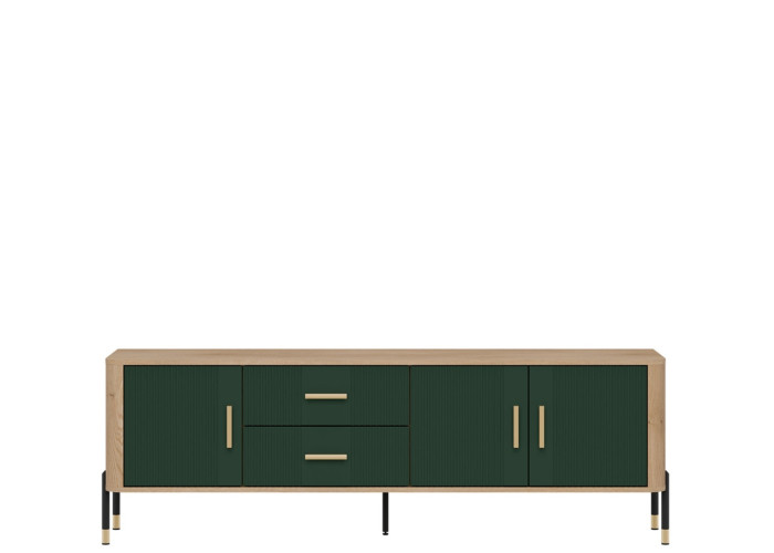 DANTE zelená DT02, skrinka pod TV DANTE zelená DT02, skrinka pod TV