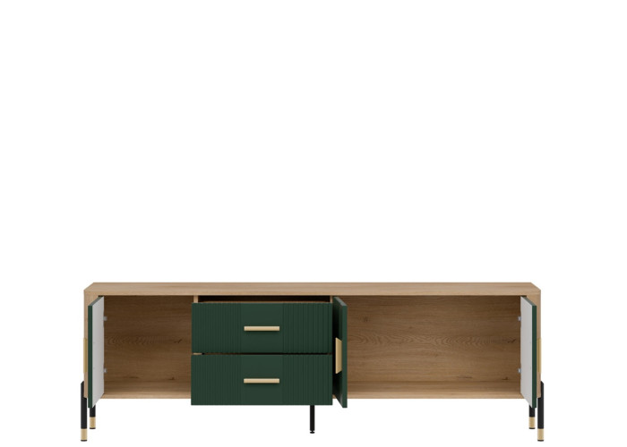 DANTE zelená DT02, skrinka pod TV DANTE zelená DT02, skrinka pod TV