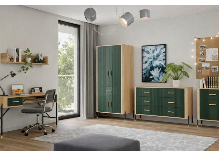 DANTE zelená DT07 komoda