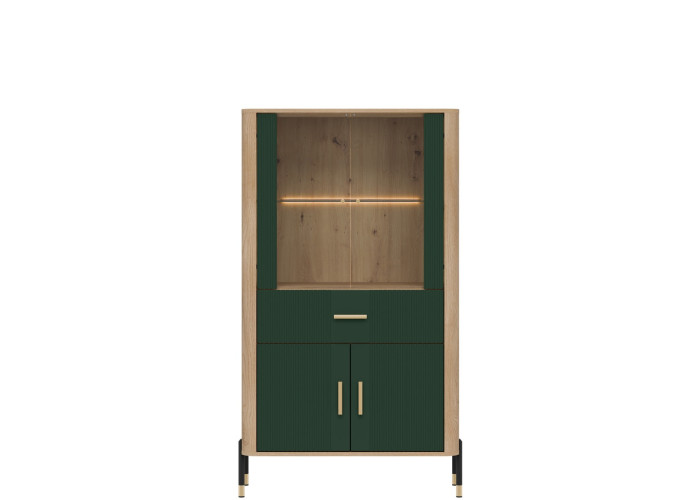 DANTE zelená DT12 vitrína DANTE zelená DT12 vitrína