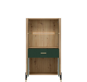 DANTE zelená DT12 vitrína