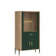 DANTE zelená DT12 vitrína DANTE zelená DT12 vitrína