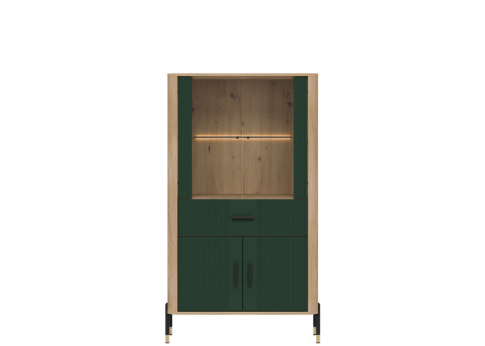 DANTE zelená DT12 vitrína DANTE zelená DT12 vitrína