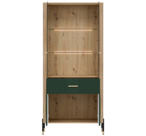 DANTE zelená DT14 vitrína