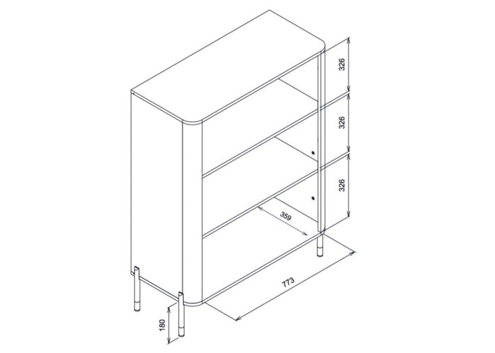 DANTE zelená DT11 komoda