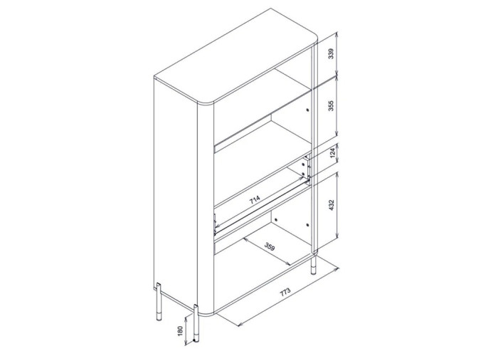 DANTE zelená DT12 vitrína DANTE zelená DT12 vitrína
