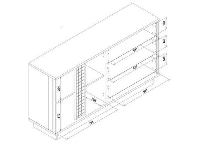 DORIAN (RIAN) DN03 komoda