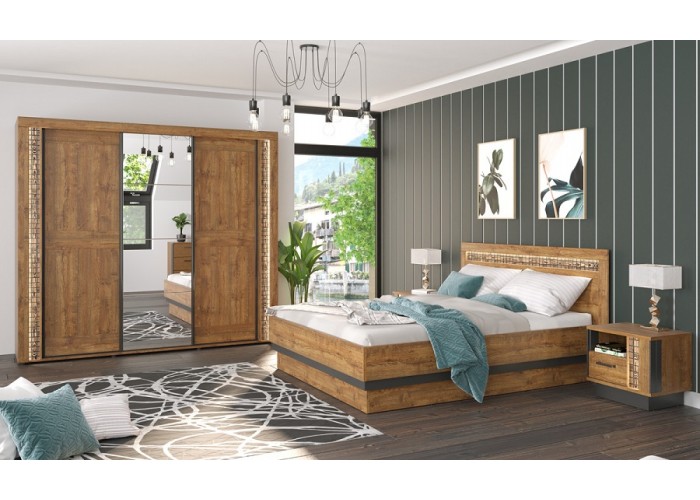 DORIAN DN14/160, manželská posteľ s úložným priestorom 160x200 cm