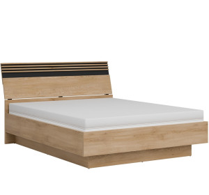FERRO dub cremona FE18/160SP, manželská posteľ 160x200 cm s úložným priestorom a roštom