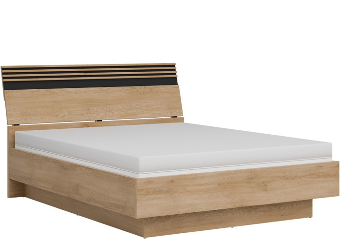 FERRO dub cremona FE18/160SP, manželská posteľ 160x200 cm s úložným priestorom a roštom