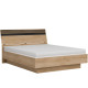 FERRO dub cremona FE18/160SP, manželská posteľ 160x200 cm s úložným priestorom a roštom