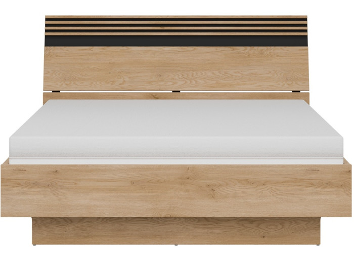 FERRO dub cremona FE18/160SP, manželská posteľ 160x200 cm s úložným priestorom a roštom
